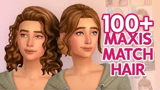 The Sims 4 Maxis Match CC Hair | Custom Content Showcase + Links