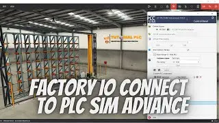 Factory IO to PLC SIM Advance | TIA Portal V17 connect to Factory IO