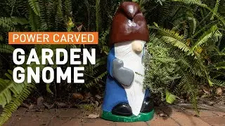 Power Carve A Garden Gnome Out Of Scrap Wood | Arbortech Tools