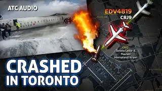 FULL ATC AUDIO | Delta Airlines plane FLIPS ON LANDING at Toronto Airport. Real ATC Audio