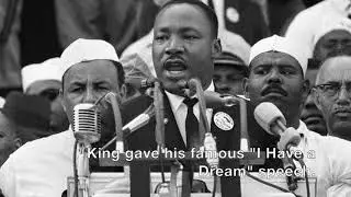 The March on Washington and King's 