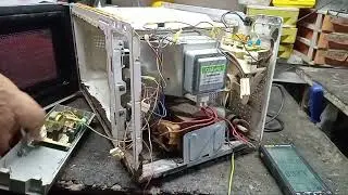Microwave Oven how to check and repair start button key