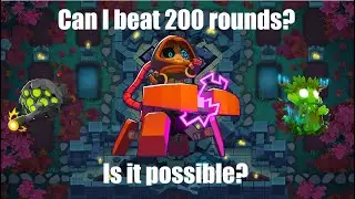 Can I beat 200 Rounds of Encrypted with ONLY the Middle Platform? - BTD6