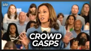 Crowd Gasps as Kamala Harris Proves She Doesn’t Know How Inflation Works
