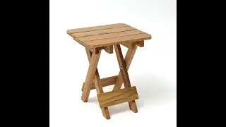 Ahşap Katlanabilir Tabure Yapımı Part 2