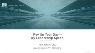 Rev Up Your Day with Leadership Speed