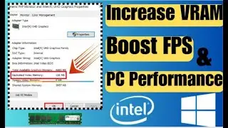 How To Increase VRAM and boost FPS