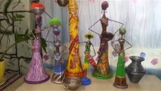 Африканки из газетных трубочек 2 часть МК.Africans from the newspaper