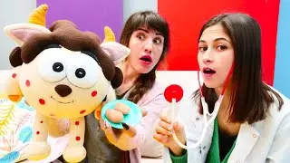 Hopitipler Oba kaşınmaya başladı! Ayşe ve Ümit ile doktor oyunları! Çocuklar için eğitici oyunlar