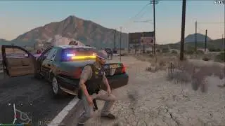 LSPDFR traffic stop shootout