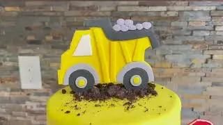 Construction Birthday Cake Tutorial