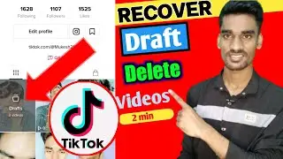 tiktok draft video delete recovery || tiktok draft deleted recovery