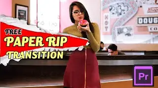 FREE Paper Rip Transitions for Premiere Pro/How to apply Paper Torn Transitions in Premiere Pro