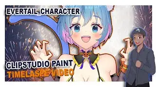 [Evertale Character Time-lapse (Clip Studio Paint)]_Halloween_Treat