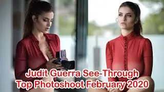 Judit Guerra See-Through Top Photoshoot February 2020