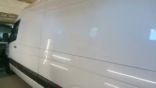 покраска Mercedes Sprinter и атикор за один день.