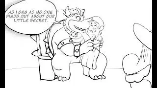 Bowser and Luigi Have A Secret #comicdub #comics