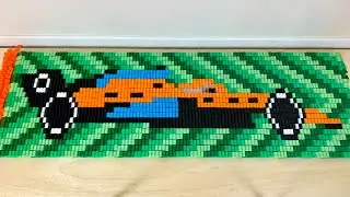 FORMULA 1 Racing Team Logos in 22,000 Dominoes