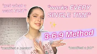 This how u ACTUALLY do the 3-6-9 Method to manifest 😏  |  Law of Attraction