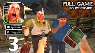 Mr Meat Gameplay Walkthrough Part 3 - Police Escape - Full Game (Android,iOS)