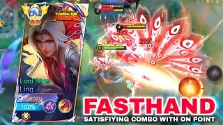 LING LORD SHEN FASTHAND ( INSANE DMG ) PRO ROTATION MPL FOR RANKED MODE - Ling Mobile Legends
