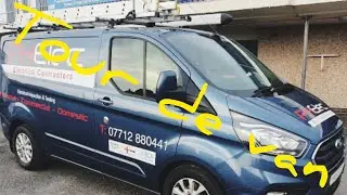 TOUR DE VAN- ELECTRICIANS VAN TOUR-FORD TRANSIT