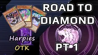 Road to Diamond Pt 1 | Harpies OTK #yugiohmasterduel