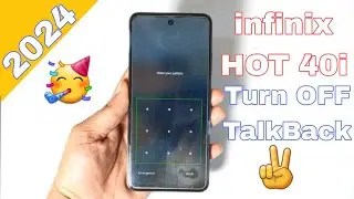 How to Disable / Turn OFF TalkBack on any infinix Hot 40