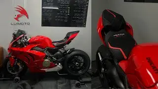 Installing Custom Luimoto Seat Cover For 2023 Ducati Panigale V4