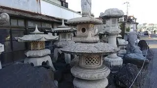Japanese stone shop (lanterns, statues, etc.)