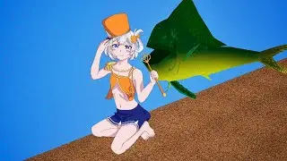 Mari Mari on a Mahi Mahi