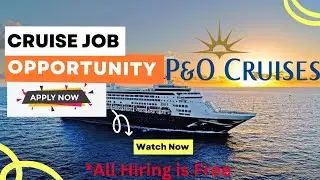 Cruise Jobs in P&O CRUISES