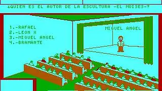 MASTER TRIVIAL [PC CGA] [GAMEPLAY]