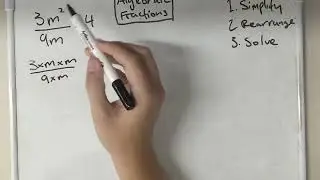 Solving equations with algebraic fractions
