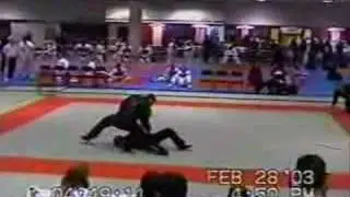 Master Drew Serrano competing in Self-Defense