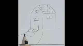 تعلم رسم بيت ومزرعه بخطوات بسيطه 🏕🏘