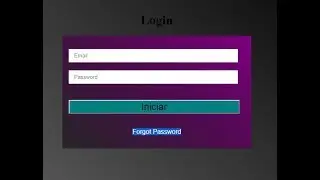 creacion de un login con html5 y css3