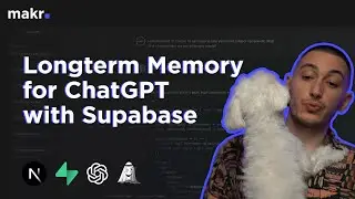 Longterm Memory for ChatGPT with Supabase Vector DB