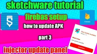 how to make update app in sketchware tutorial firebase DB, how to injector update part-3