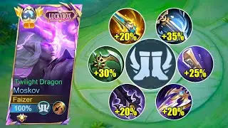 MOSKOV FULL ATTACK SPEED BUILD!!😱 (ATK SPEED HACK) | MOSKOV BEST BUILD 2025