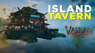 Valheim - Island Tavern Timelapse Build