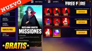 OFICIAL¡ FECHA Y HORA PARA RECLAMAR RECOMPENSAS EN FREE FIRE POR CAPITULO 2 DE NARUTO Claim Freefire