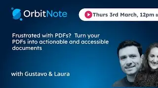 Frustrated with PDFs?  Turn your PDFs into actionable and accessible documents