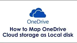 How to map your cloud storage(onedrive) as a local disk or network drive | Hindi