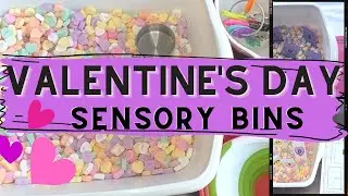 Kids Will Love These Fun Valentine's Day Sensory Bin Ideas!