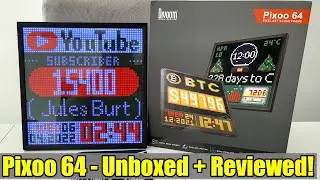 The Divoom Pixoo 64 - Unboxed + Reviewed - Incredible Pixel Art Display!