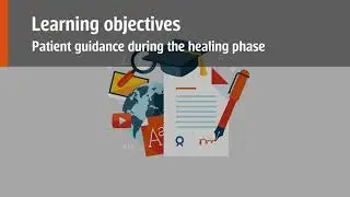How do you help the patient during the postpartum healing phase?