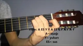 ritim A ES Y Y A ES Y Y A Y A Y (gitar) | Saz Kursu Solfej