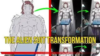 The Alien Suit Transformation - Commissions OPEN