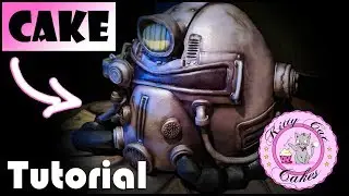 Fallout T-51b Cake Tutorial | Fallout76 | Helmet Cake Tutorial | Power Armor